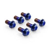 Compatible With For Light X S L1E X160 X260 M5X10 M6X13 Front Rear Brake Disc Pad Screws Nuts Third Party Accessory(Front Blue)