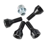 Compatible With For Mini Hatchback 5-dr F55 3-dr F56 2013 4pcs Car Alloy Wheel Nuts Hex Replacement OEM：36136776076