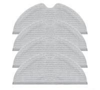 Compatible With For Mova Z500 Robot Vacuum Mopping Cloth Microfiber Replacement Pads Sturdy Washable Cleaning Tools For Hard Floors(4 PACK)