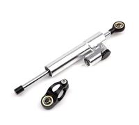 Compatible With For MT09 For MT For FZ09 2013-2020 For Pcx160 For Suzuki Motorcycle Steering Stabilize Damper Bracket 256mm Universal Moto Steering Stabilizer(Silver)