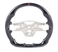 Compatible With For Mustang For S650 For EcoBoost 2024 Carbon Fiber Sports Steering Wheel D-Shape Racing Wheel Modification Car Accessories Sport Steering Wheel