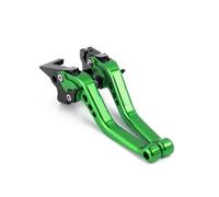 Compatible with for Ninja for ZX4RR Krt Editon 2023-2024 for ZX4R Adjustable CNC Motorcycle 6-Speed Adjustment Clutch Brake Lever Moto Handlebar Levers(Green)