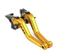 Compatible with for Ninja for ZX4RR Krt Editon 2023-2024 for ZX4R Adjustable CNC Motorcycle 6-Speed Adjustment Clutch Brake Lever Moto Handlebar Levers(Yellow)