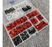 Compatible With For NINJA125 For NINJA250 NINJA300 NINJA400 NINJA650 Motorcycle Cowling Clamp Screws Fixing Screws Body Bolts Nut Kit Nutand Bolt Kit