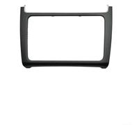 Compatible With For Polo 2014 To 2017 Models 2 Din Car Radio Install For Dash Panel Refitting Frame Kit Matte Black Abs Plastic Fascia Bezel Trim Mounting Bracket Interior Upgradeaccessory Complete