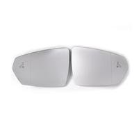 Compatible With For Polo Mk6 2017 2018 2019 2020 Car Blind Spot Warning Heated Mirror Glass Convex Door Mirror Replacement Parts Mirror repair(2pcs)