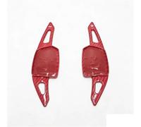 Compatible With For Q4 2021-2024 For Sportback For Q6 2024 Car Gearshift Paddles Shifter Extensions Steering Wheel Shift Paddle shift paddle extensions(Carbon Red)