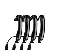 Compatible with for Q7 2007 2008 2009 2010 2011 2012 2013 2014 2015 4Pcs Car for Smart Sensor Exterior Door Handle 4L0837205A 4L0837205B Car Outside Door Handle(Black,B)