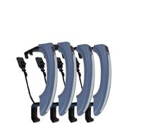 Compatible with for Q7 2007 2008 2009 2010 2011 2012 2013 2014 2015 4Pcs Car for Smart Sensor Exterior Door Handle 4L0837205A 4L0837205B Car Outside Door Handle(Grey,B)