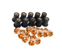 Compatible With For S1000RR 2010 2011 2012 2013 2014 10 Pieces 5MM Motorcycle Windshield Bolt Windscreen Mounting Screw Kit Bolts Studs Nuts