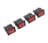 Compatible With For Shopvac Qsp Pro Qpl45 12 Gallon Wet Dry Vacuum For Toggle Rocker On Off Switch Replacement Part High Current Load Black Abs Four Pieces
