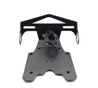 Compatible With For Tenere700 2019 2020 2021 2022 2023 2024 License Plate Bracket With Light Tail Tidy Eliminator Motorcycle number holder(Black)