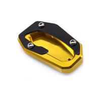 Compatible With For TMAX 530 For SX For T-MAX For DX 2017 2018 2019 Motorcycle Kickstand Sidestand Stand Extension Enlarger Pad Kickstand Pad(Yellow)