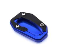 Compatible With For TMAX 530 For SX For T-MAX For DX 2017 2018 2019 Motorcycle Kickstand Sidestand Stand Extension Enlarger Pad Kickstand Pad(Blue)