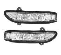 Compatible With For W211 W221 2007 2008 2009 2010 Car Front Door Mirror Turn Signal Light Side Rearview Lamp OEM: A2198200521 A2198200621 Rearview Mirror Turn Lights