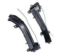 Compatible With For X1 E84 2013 2014 2015 2Pieces Car Dynamic Blinker Turn Signal Sequential Light Sequential Blinker Lamp Replacement Parts Rearview Mirror Turn Lights