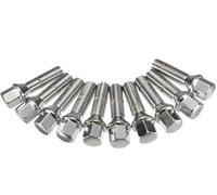 Compatible With For X1 X6 Wheel Bolts Auto Parts Car Wheel Bolts Wheel Bolt Lock Kit Wheel Bolt Replacement Accessory Bolts To Hold Hubs Car wheel Lug bolts(50mm)