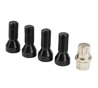 Compatible With For X3 X6 4Pcs/kit M14x1.25 M12x1.5 Wheel Locking Bolts Wheel Screw Bolt Lock Nut Key Car Tire Bolts OEM:36136776076 Wheel Bolts Nuts