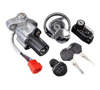 Compatible With For XVS650 For V-Star For Custom 1998-2017 Motorcycle Fuel Tank Cap Ignition Switch Lock OEM:4TR-82021-00 4TR-82501-00