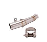 Compatible With For YZF For R6 2006-2019 Motorcycle Exhaust Pipe Adapter For Connect Central Pipe 51mm Middle Link Parts(51mm)