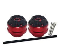 Compatible With For Yzf-R1 For R1m 2015-2023 Falling Protector Motorcycle Front & Rear Axle Fork Wheel Crash Slider Cap Pad Crash Protector(Front Red)