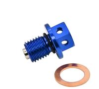 Compatible With For YZF-R25 R3 MT-03 MT-25 YZ250 YZ250X XT250X WR250R WR250X M12xP1.5 Motorcycle Magnetic Oil Drain Plug For Bolt Screw(Blue)