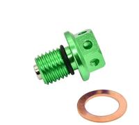 Compatible With For YZF-R25 R3 MT-03 MT-25 YZ250 YZ250X XT250X WR250R WR250X M12xP1.5 Motorcycle Magnetic Oil Drain Plug For Bolt Screw(Green)
