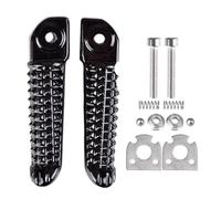 Compatible With For YZF-R6S 2003 2004 2005 2006 2007 2008 Motorcycle Footrests Front Rear Foot Pedal Foot Rests Pegs Upgrade Replacement Parts Motorbike Footrests(Black,Rear)