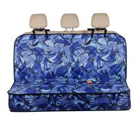 COMPATIBLE WITH FORD PUMA MILD HYBRID - Blue Camouflage Heavy Duty Premium Quilted Dog Cat Pet Hammock Rear Seat Cover
