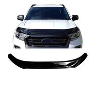 COMPATIBLE WITH Ford Ranger [2015-2019] Bonnet Guard Wind Stone Deflector Protector with Fixing