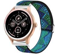 Compatible with FQQ Smartwatch Bands, LamshawStretch Elastics Nylon Adjustable Replacement Strap Accessories Compatible with FQQ/TOOBUR DR06 1.27 Inches Smart Watch/Homailida Smart Watch band G208