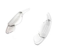 Compatible With Freelander 2 For LR2 2011 2012 2013 2014 2015 2Pcs Steering Wheel Paddle Shifter Extension Alloy Steering Wheel Shift Paddle Shift Paddle Extension(Silver)