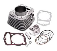 Compatible With FTR223 FTR230 2003 2004 2005 65.5mm Motorcycle Air Cylinder Block Piston Rings Kit Head Gasket Engine Part 13011-KFB-305 Bore Piston Gasket Kit