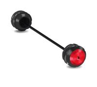 Compatible With G310GS 2017 2018 2019 2020 2021 2022 Motorcycle Front Rear Wheel Fork Slider Axle Crash Falling Protector Frame Slider Crash Protector(Red,Rear)