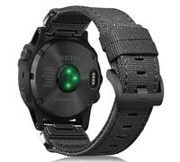 Compatible With Garmin, 22MM Canvas Watch Band Sports Strap For Fēnix/Instinct/Tactix/Vivoactive/Approach/MARQ/Quatix/D2/Forerunner/Enduro, Tough Replacement Band For Men