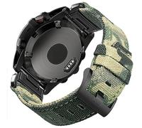 Compatible With Garmin, Canvas Watch Band Sports Strap For Fēnix/Instinct/Tactix/Vivoactive/Approach/MARQ/Quatix/D2/Forerunner/Enduro, Tough Replacement Band For Men, 20/22/26MM