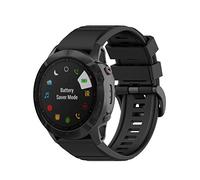 Compatible with Garmin Fenix 6X/6X Pro, 26mm Wide Silicone Band Replacement for Garmin Fenix 6X/Fenix 6X Pro/Fenix 5X/Fenix 5X Plus/Fenix 3 HR/D2 Charlie/D2 Delta PX/Descent MK1