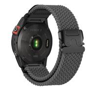 Compatible with Garmin Fenix 8 47mm/7/6/6 Pro/5/5 Plus, 22mm Elastic Sport Nylon Strap for Forerunner 935/945/Instinct 2/Approach S60/S62, Garmin 22mm