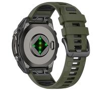 Compatible with Garmin Fenix 8 AMOLED 47 mm Silicone Watch Strap Fenix 7 Pro/7/6 Pro/6/5 Plus/5 Quick-Fit 22 mm Bracelet for Fenix E Forerunner 965 955 Descent G1, Eine Grösse, Silicone, No Gemstone