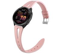 Compatible with Garmin Forerunner 570 bands, 20mm, 22mm Quick Release Slim Vintage Leather Strap Replacement Compatible with Garmin Forerunner 570 42mm, 47mm, Forerunner 55, 165, 245, 255, 265, 645