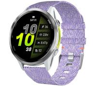 Compatible with Garmin Forerunner 970 bands, Quick Release Breathable Nylon Woven Fabric Replacement Accessory Strap Compatible with Garmin Forerunner 970 Smart Watch (Purple)