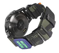 Compatible with Garmin Instinct 2/3 Watch Bands, Rugged Tactical Nylon for Fēnix 8 47mm/E 47 mm/5/5 Plus, Quick Fit 22mm Strap Fit for Forerunner 945/745/955/965/970,Descent G1/G2, Epix 2 47mm