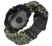 Compatible With Garmin, Paracord Watch Band Sports Strap For Fēnix/Forerunner/Approach/MARQ/quatix/D2 Series Tough Replacement Band For Men