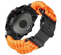 Compatible With Garmin, Paracord Watch Band Sports Strap For Fēnix/Forerunner/Approach/MARQ/quatix/D2 Series Tough Replacement Band For Men