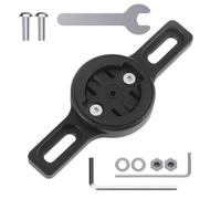 Compatible with Garmin Varia Mount for Bike Rear Rack,Rear Bike Rack Mount | Adjustable Range 1.97"-3.35",Horizontal/Vertical Mounting,Unobstructed,Radar & Taillight Fastening,Easy to Install,with Screw