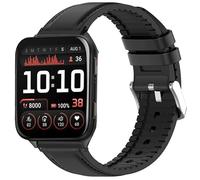 Compatible with Garmin Venu X1 Bands, Quick Release Leather Silicone Breathable Replacement Smartwatch Strap Wristband Compatible with Garmin Venu X1 Smartwatch (Black)