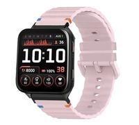 Compatible with Garmin Venu X1 Bands, Quick Release New Silicone Woven Line Adjustable Replacement Strap Compatible with Garmin Venu X1 Smartwatch (Pink)