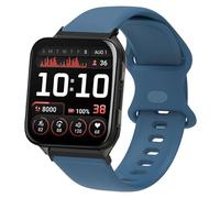 Compatible with Garmin Venu X1 Bands, Quick Release New Soft Silicone Sport Replacement Straps Compatible with Garmin Venu X1 Smartwatch (Blue)