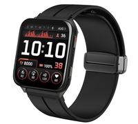 Compatible with Garmin Venu X1 Bands, Soft Silicone Sport Wristband Replacement Straps Compatible with Garmin Venu X1 Smartwatch (Black)