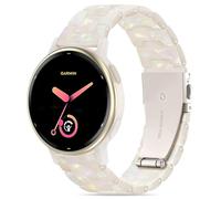 Compatible with Garmin Vivoactive 5 Watch Band Resin, 20mm Strap Compatible for Garmin Vivoactive 6/3/Forerunner 245/165/55/570 42mm/645 Wristband Bracelet Replacement with Stainless Steel Buckle
